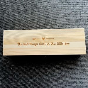 Pregnancy Announcement Wooden Box